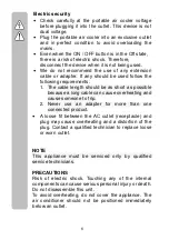 Preview for 6 page of Artico SY-CL420 User Manual