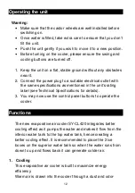 Preview for 12 page of Artico SY-CL420 User Manual