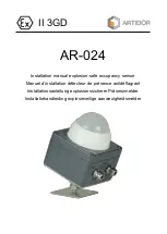 Preview for 1 page of Artidor AR-024 Installation Manual