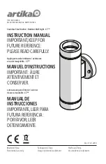 Preview for 1 page of Artika 280238 Instruction Manual