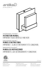 Preview for 1 page of Artika Frosted Cube 1 Instruction Manual