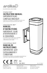 Preview for 1 page of Artika NSBLES-ONMB40 Instruction Manual