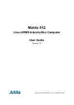 Artila Matrix-512 User Manual preview