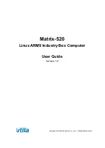 Preview for 1 page of Artila Matrix-520 User Manual