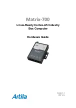 Artila Matrix-700 Hardware Manual preview