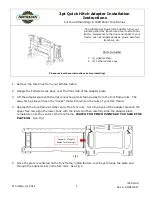 Предварительный просмотр 1 страницы Artillian 3pt Quick Hitch Adapter Installation Instructions