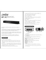 Preview for 2 page of Artis BT-X1 User Manual