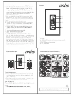 Предварительный просмотр 2 страницы Artis MMS-405 User Manual