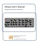 Preview for 1 page of Artisan Electronic Instruments Ottava User Manual