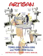 Artisan Home Furniture TORO-3000 Spare Parts & Instruction Manual preview