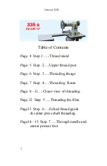 Preview for 3 page of artisan 335 B Threading Manual