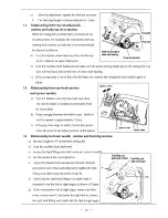 Preview for 13 page of artisan 4400RB Operators Manual And Spare Parts Booklet