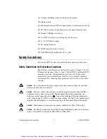 Предварительный просмотр 4 страницы artisan cFP-2200 Operating Instructions And Specifications