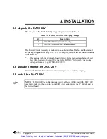 Preview for 20 page of artisan DAC128V Hardware Reference Manual