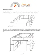 Preview for 10 page of artisan Umbria modular oven Assembly And Operating Manual