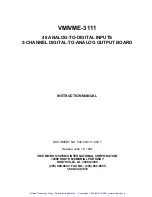 Preview for 2 page of artisan VMIVME-3111 Instruction Manual