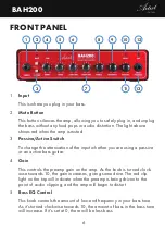 Preview for 6 page of Artist Guitars BAH200 Manual