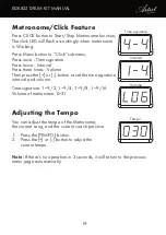 Preview for 19 page of Artist Guitars EDK822 Manual