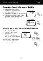 Preview for 23 page of Artist Guitars EDK822 Manual