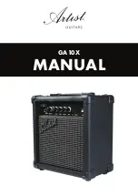 Preview for 1 page of Artist Guitars GA10X Manual