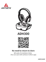 Artiste ADH300 User Manual preview