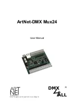 Artistic Licence DMX4ALL ArtNet-DMX Mux24 User Manual preview