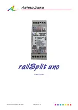 Artistic Licence railSplit uno User Manual preview