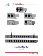 Предварительный просмотр 1 страницы Artistic License vSplit duo xlr5-5-xlr5 User Manual