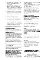 Предварительный просмотр 4 страницы artograph EZ Tracer User Manual