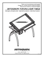 Предварительный просмотр 1 страницы artograph FUTURA LIGHT 10062 Assembly Instructions Manual