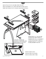 Предварительный просмотр 19 страницы artograph FUTURA LIGHT 10062 Assembly Instructions Manual