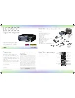 artograph LED300 Quick Setup Manual предпросмотр