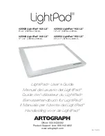 artograph LightPad 920 LX 25920 User Manual preview