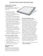 Предварительный просмотр 2 страницы artograph LightPad Series User Manual