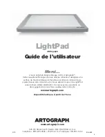 Предварительный просмотр 5 страницы artograph LightPad Series User Manual