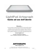 Предварительный просмотр 9 страницы artograph LightPad Series User Manual