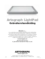 Предварительный просмотр 11 страницы artograph LightPad Series User Manual