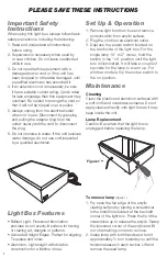 Предварительный просмотр 2 страницы artograph LightTracer Elite User Manual