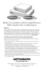 Предварительный просмотр 6 страницы artograph LightTracer Elite User Manual