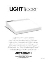 artograph LightTracer User Manual предпросмотр