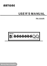 Preview for 1 page of Artone PA-500R User Manual