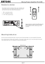 Preview for 5 page of Artone PA-500R User Manual