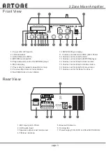 Preview for 4 page of Artone PMS-260D User Manual