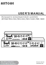 Preview for 1 page of Artone PMS-3180 User Manual