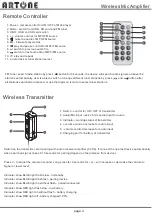 Preview for 5 page of Artone T-206 User Manual