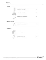 Preview for 3 page of Artopex conference Installation Manual