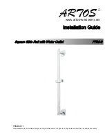 Preview for 1 page of Artos F703-9 Installation Manual