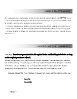 Preview for 4 page of Artos F703-9 Installation Manual