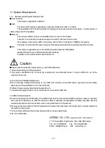 Preview for 19 page of ARTRAY ARTCAM-0134AR-BW-WOM-OP Instruction Booklet