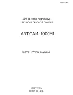 Preview for 1 page of ARTRAY ARTCAM-1000MI Series Instruction Manual